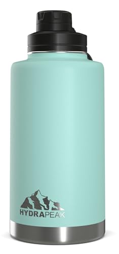 Hydrapeak 50oz Insulated Water Bottle Aqua - Leakproof Stainless Steel Flask