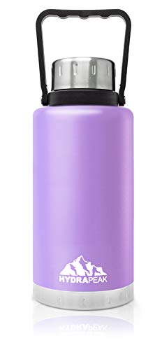 Hydrapeak 50oz Insulated Water Bottle Lilac - Double Wall Stainless Steel with Chug Lid