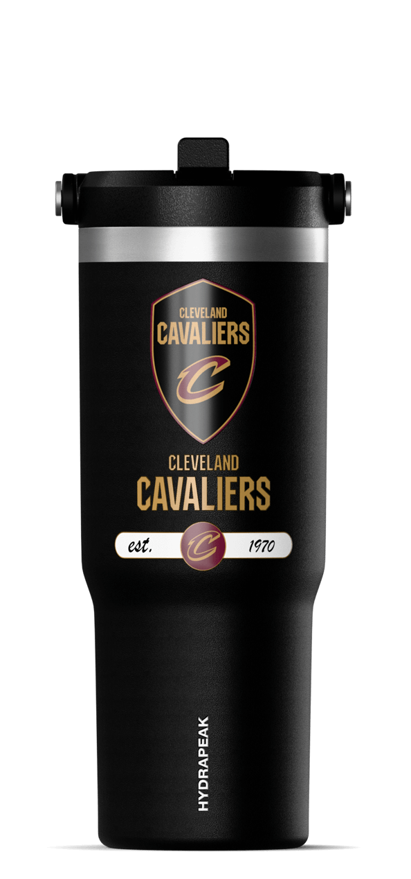 Hydrapeak NBA 32oz Nomad Tumbler with Handle and Sip Lid - Officially Licensed Team Design
