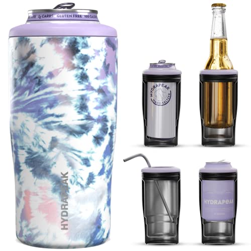 Hydrapeak 4-in-1 Insulated Can Cooler - Dark TieDye