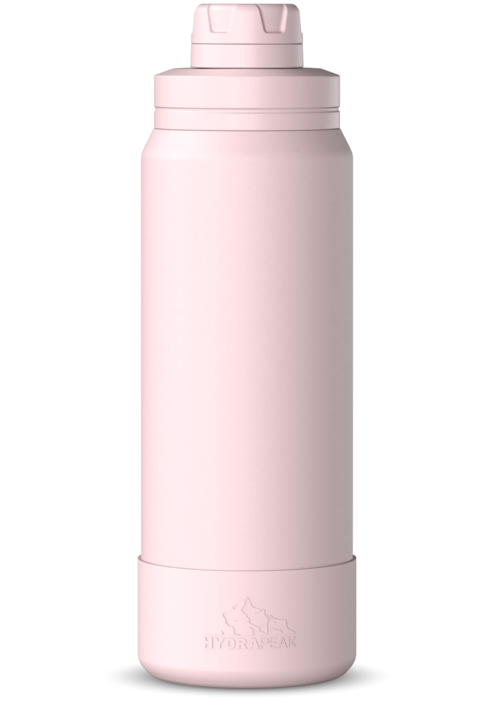 Hydrapeak 26oz Sport Insulated Water Bottle with Chug Lid - Seashell - Cupholder-Friendly Leak-Proof Bottle