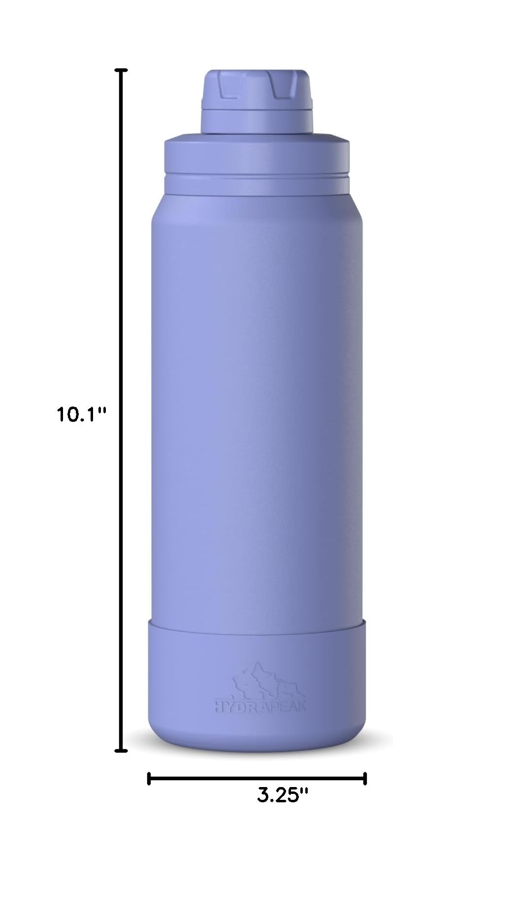 Hydrapeak 26oz Sport Insulated Water Bottle Iris - Double Wall Stainless Steel with Chug Lid