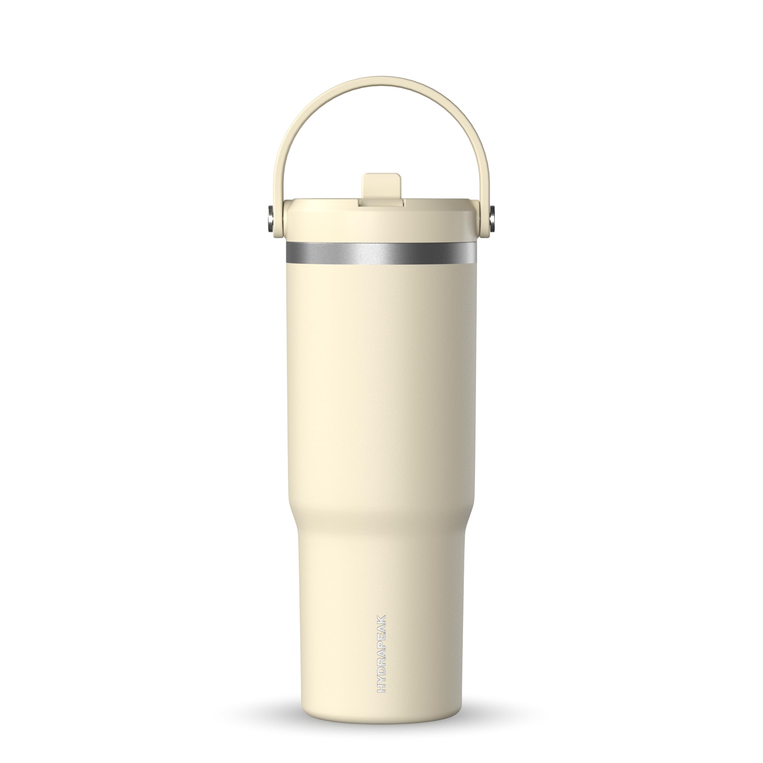 Hydrapeak Nomad 32 oz Tumbler with Handle - Modern Cream Insulated Cup
