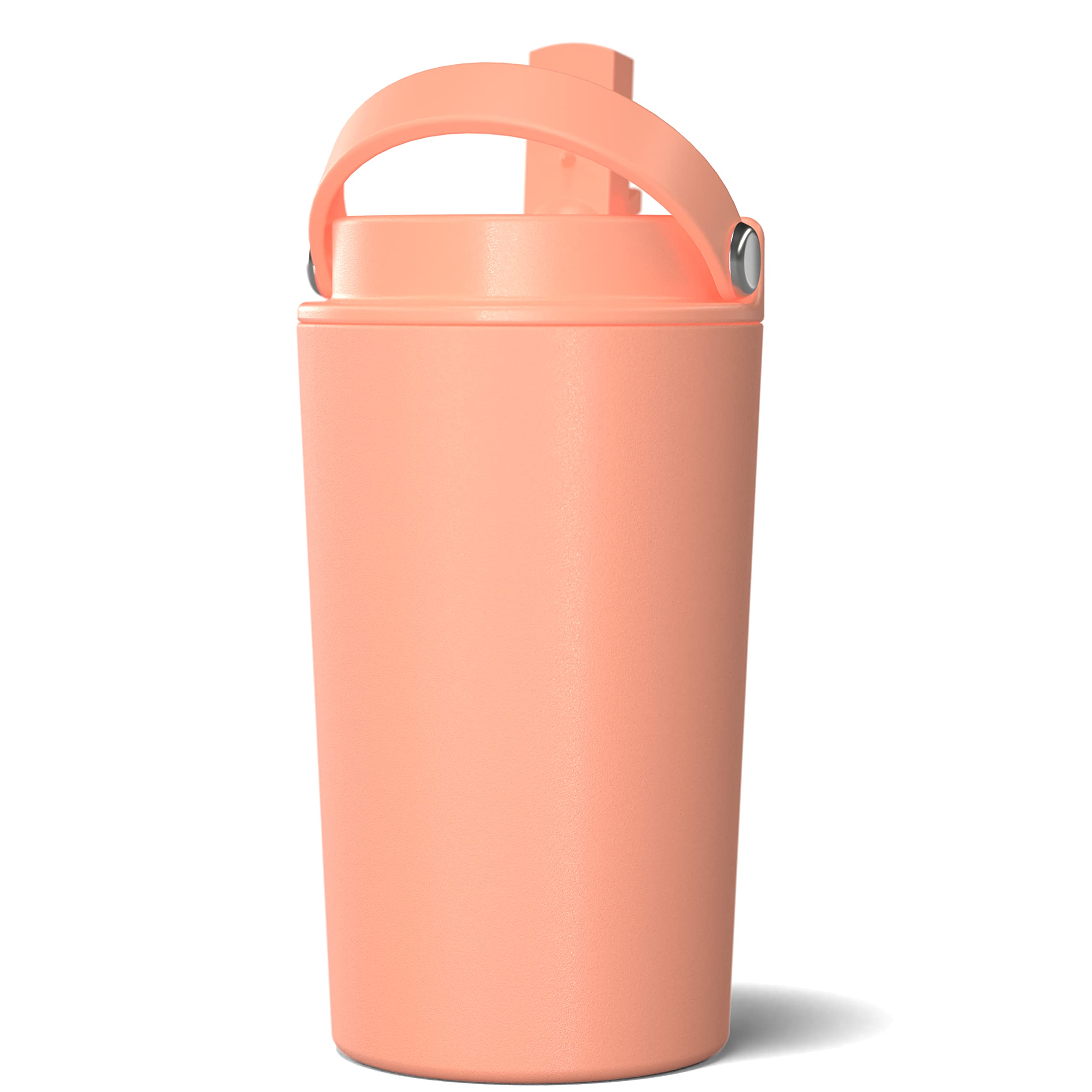 Hydrapeak Junior 14oz Insulated Kids Water Bottle with Straw Lid - Stainless Steel, Leak-Proof, Double Walled,