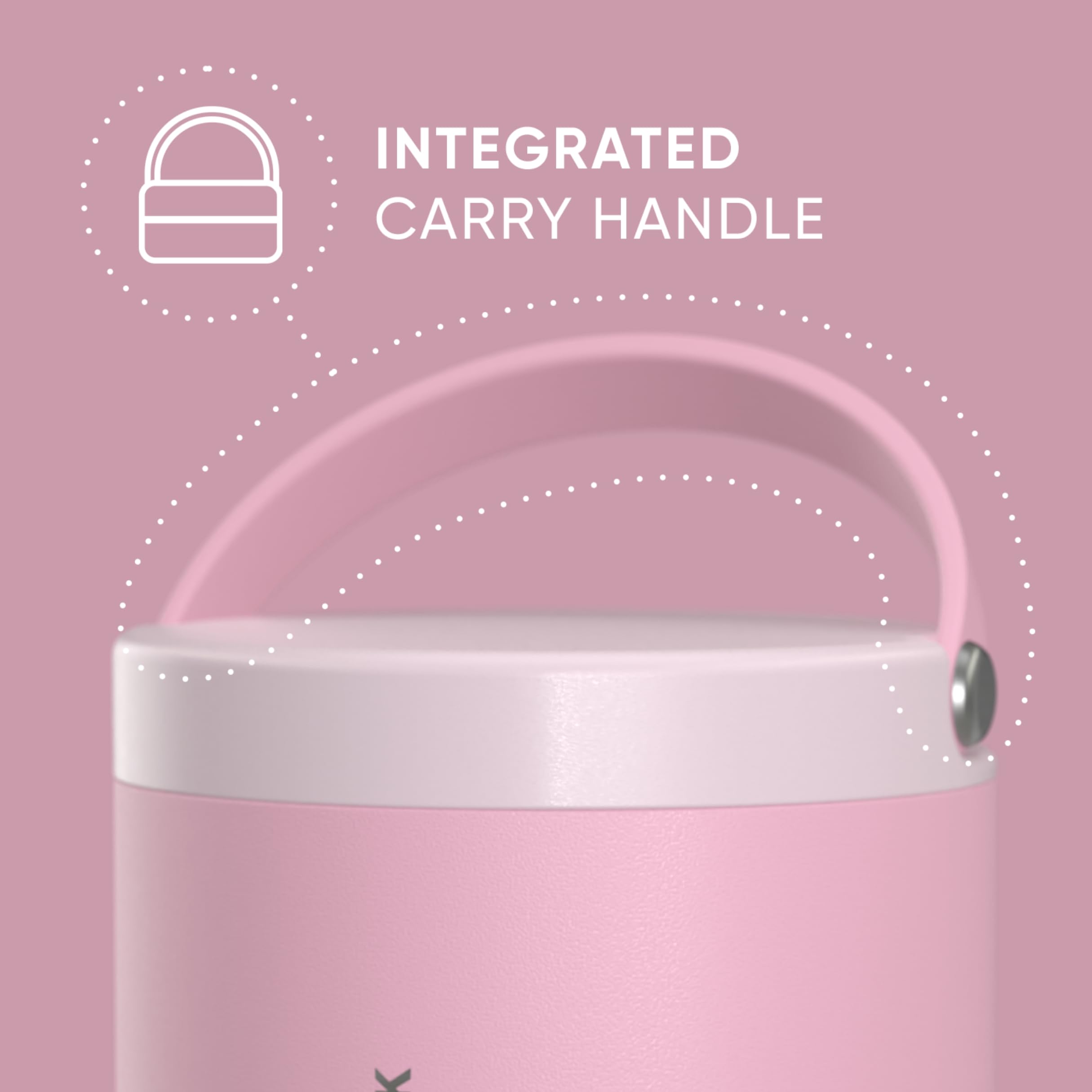 Hydrapeak 25oz Vacuum Insulated Food Jar Gingerbread - Stainless Steel Leak-Proof Soup Thermos