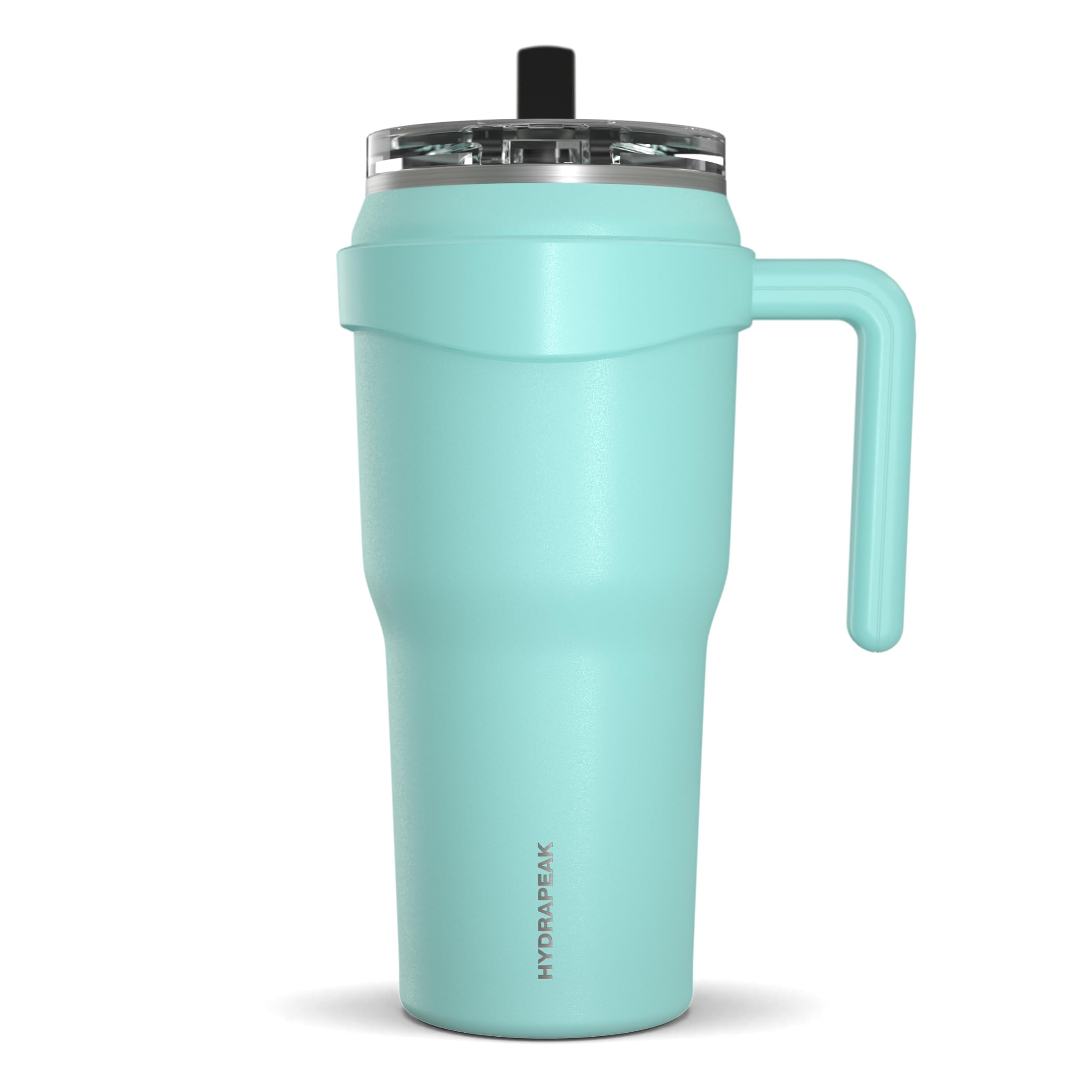 Hydrapeak Roadster 40oz Stainless Steel Tumbler with Handle & 2-in-1 Lid - Aqua