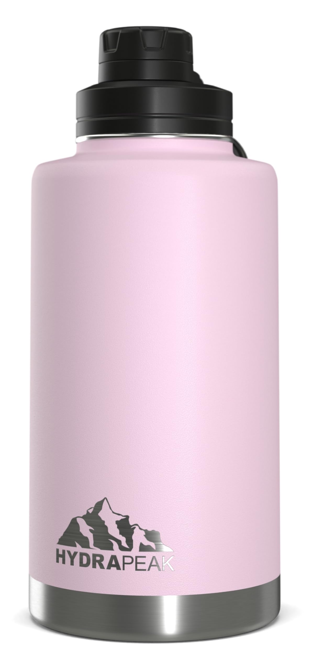 Hydrapeak 50oz Insulated Water Bottle - Blush, Leak-Proof Stainless Steel Vacuum Flask with Chug Lid