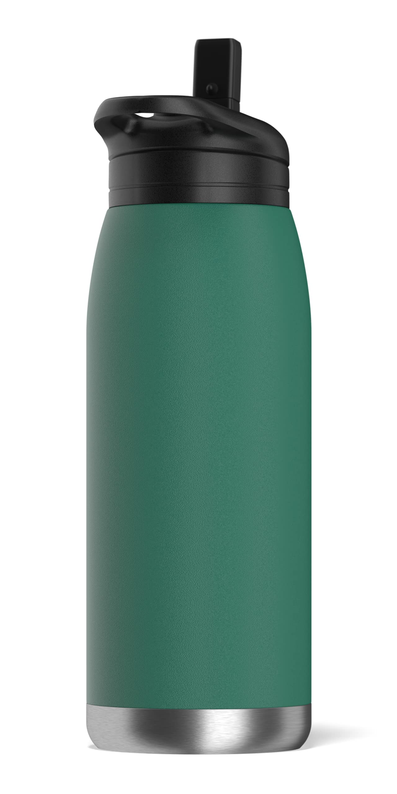 Hydrapeak Flow 32oz Insulated Water Bottle with Straw Lid - Forest