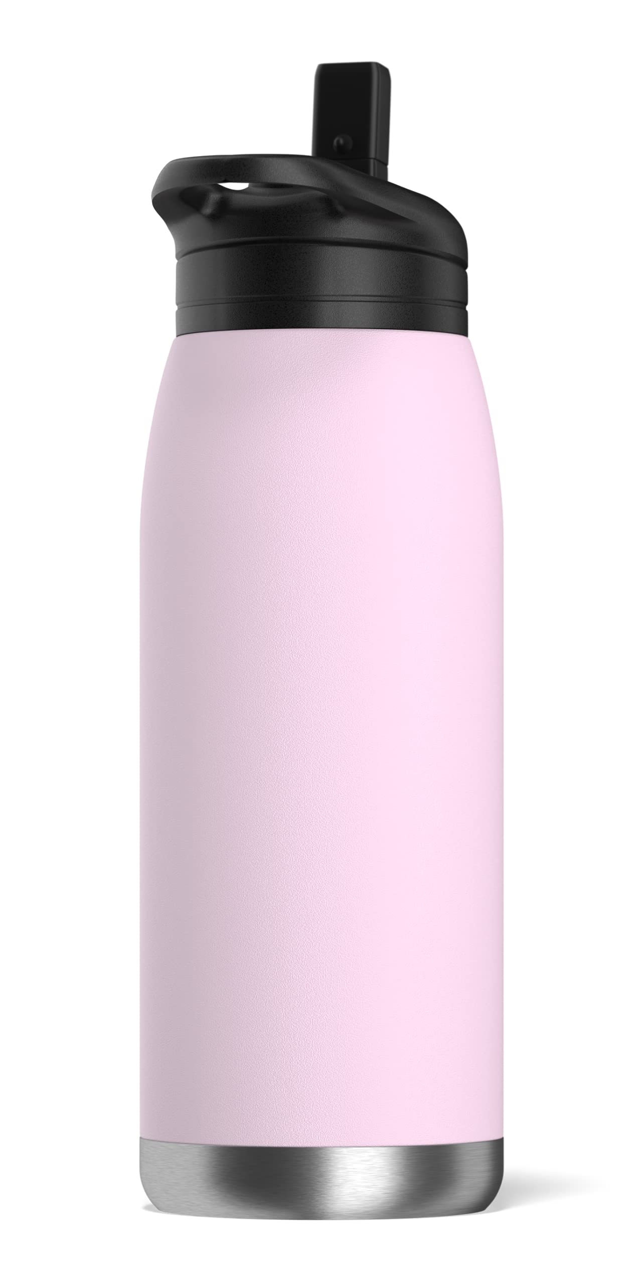 Hydrapeak Flow 32oz Insulated Water Bottle with Straw Lid - Blush