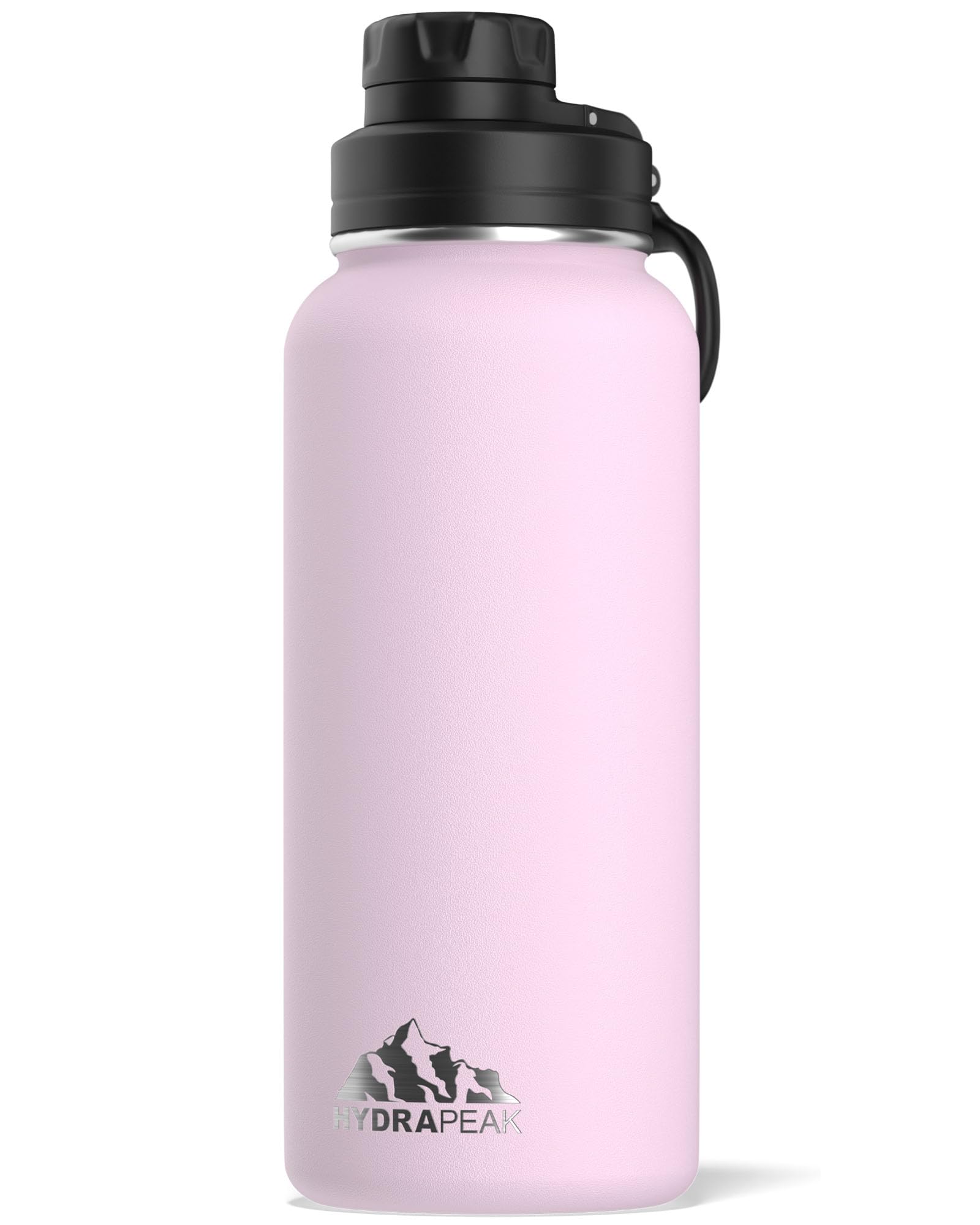 Hydrapeak Active 32oz Insulated Water Bottle with Chug Lid - Blush, Leak-Proof Stainless Steel