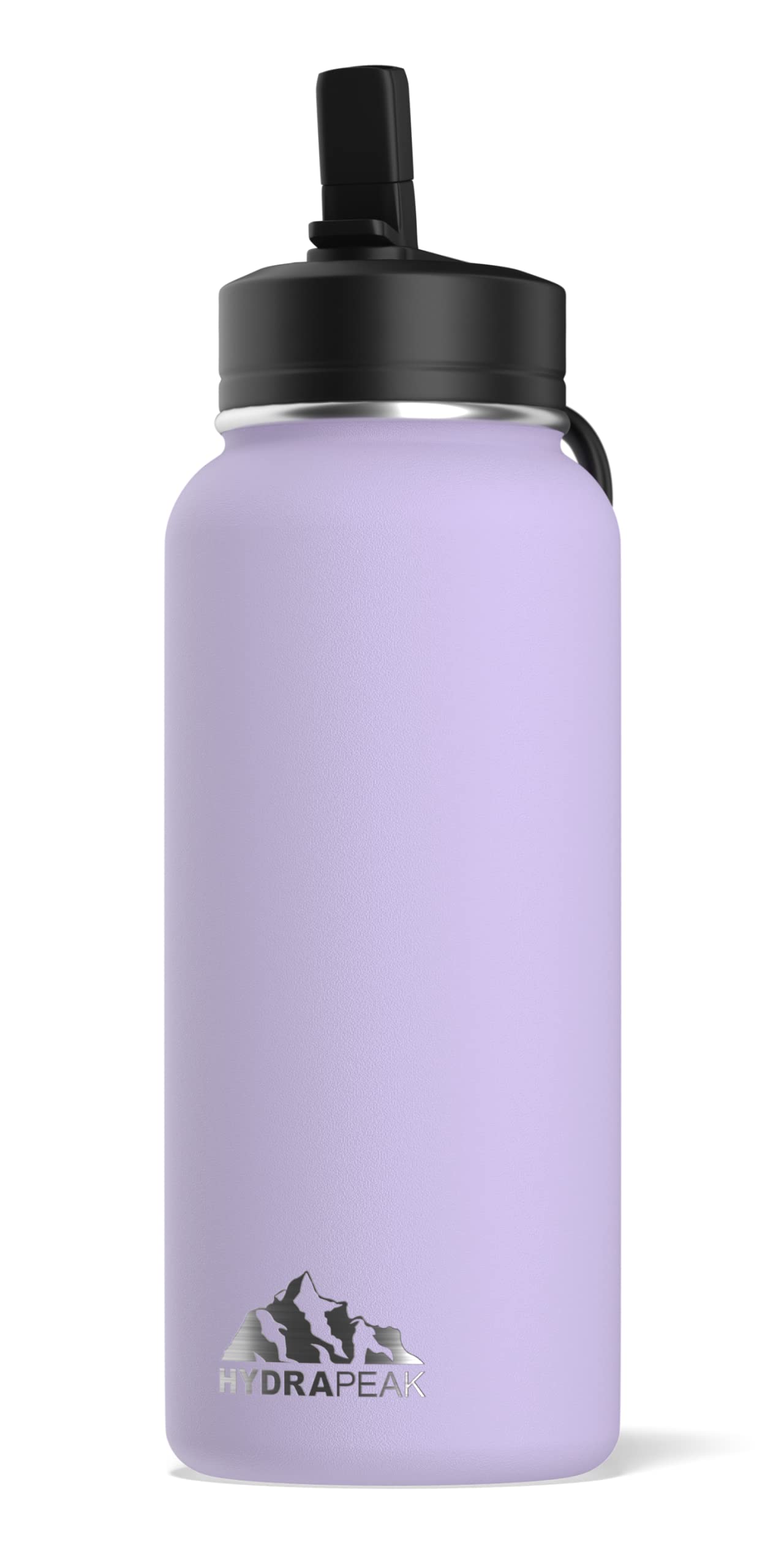 Hydrapeak 32 oz Insulated Water Bottle with Straw Lid - Lavender Stainless Steel