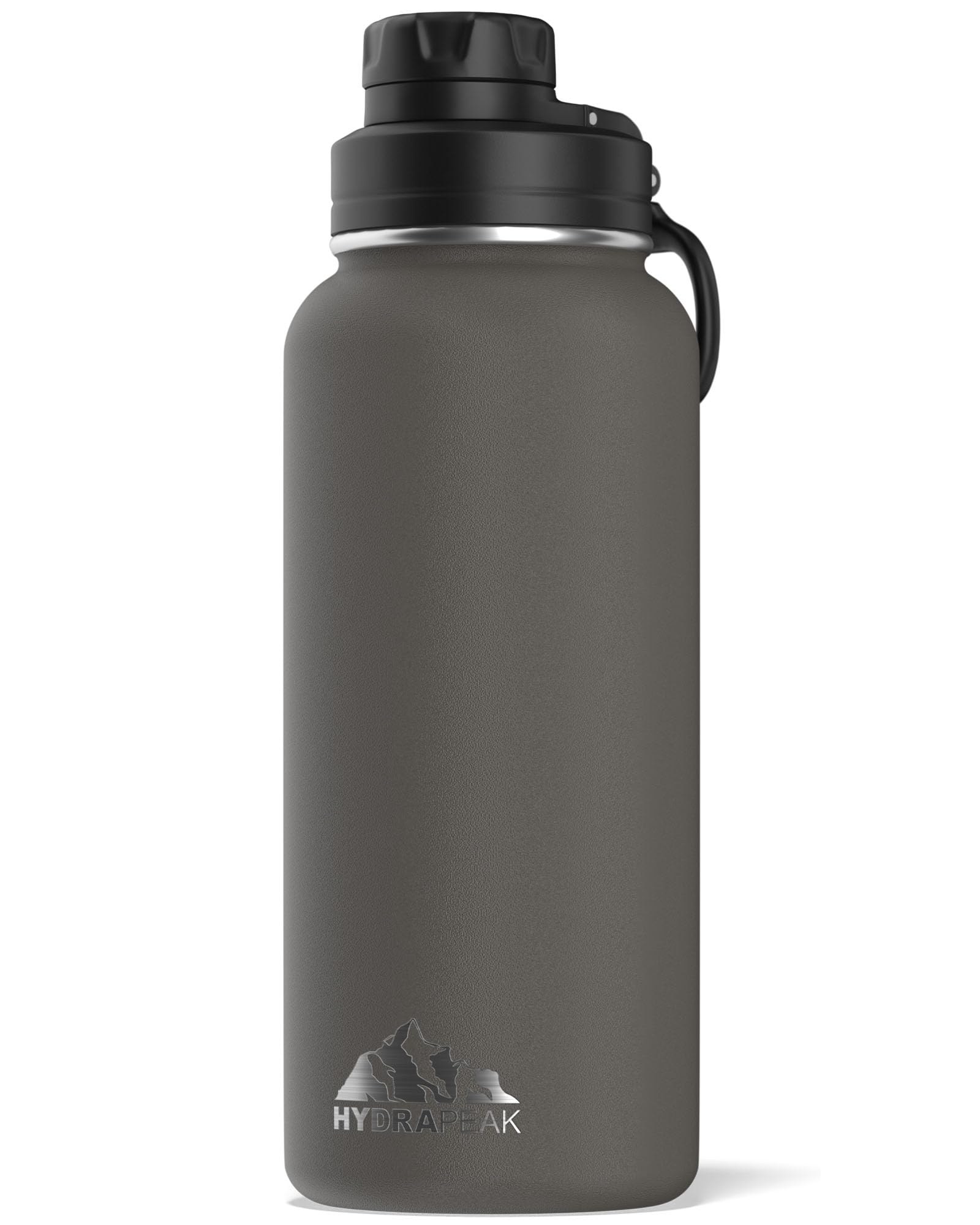 Hydrapeak 32oz Insulated Water Bottle with Chug Lid - Graphite