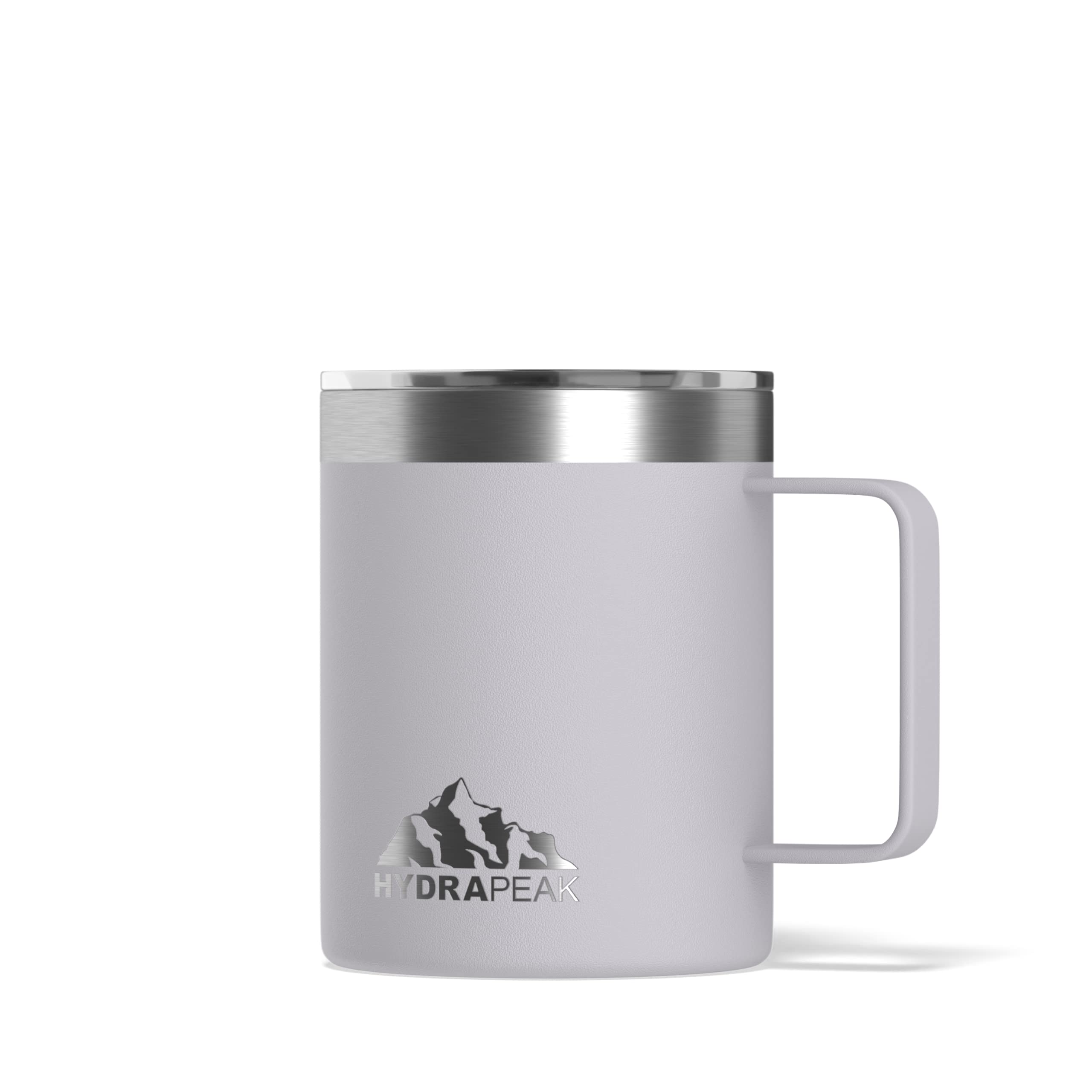 Hydrapeak 14oz Insulated Coffee Mug with Handle – Double Wall Stainless Steel