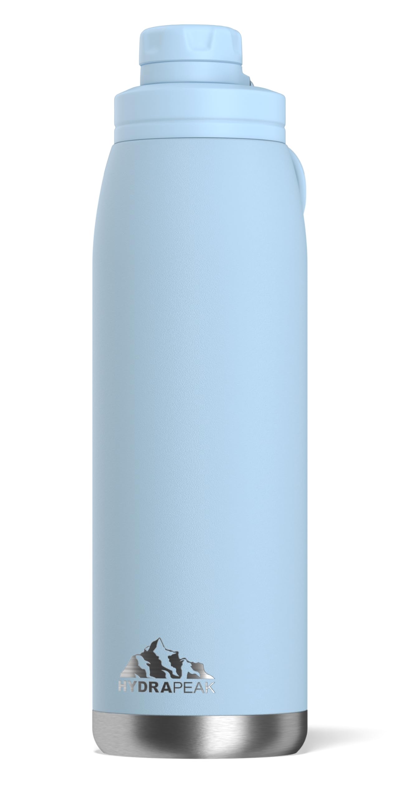 Hydrapeak 40 oz Insulated Water Bottle with Chug Lid - Leak Proof Double Walled Vacuum Stainless Steel, Cold 24
