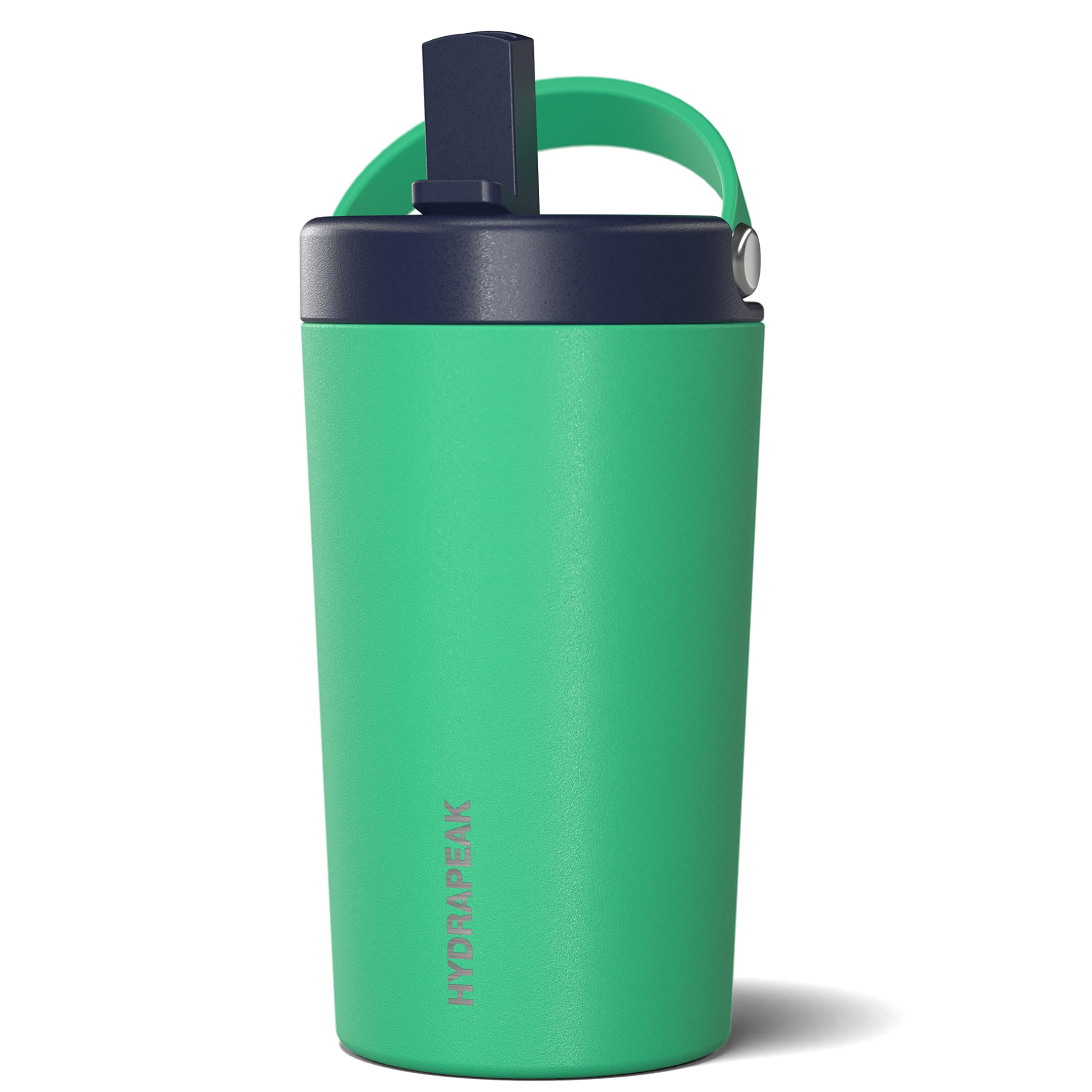 Hydrapeak Junior 14oz Insulated Kids Water Bottle with Straw Lid - Stainless Steel Double-Walled and Leak-Proof