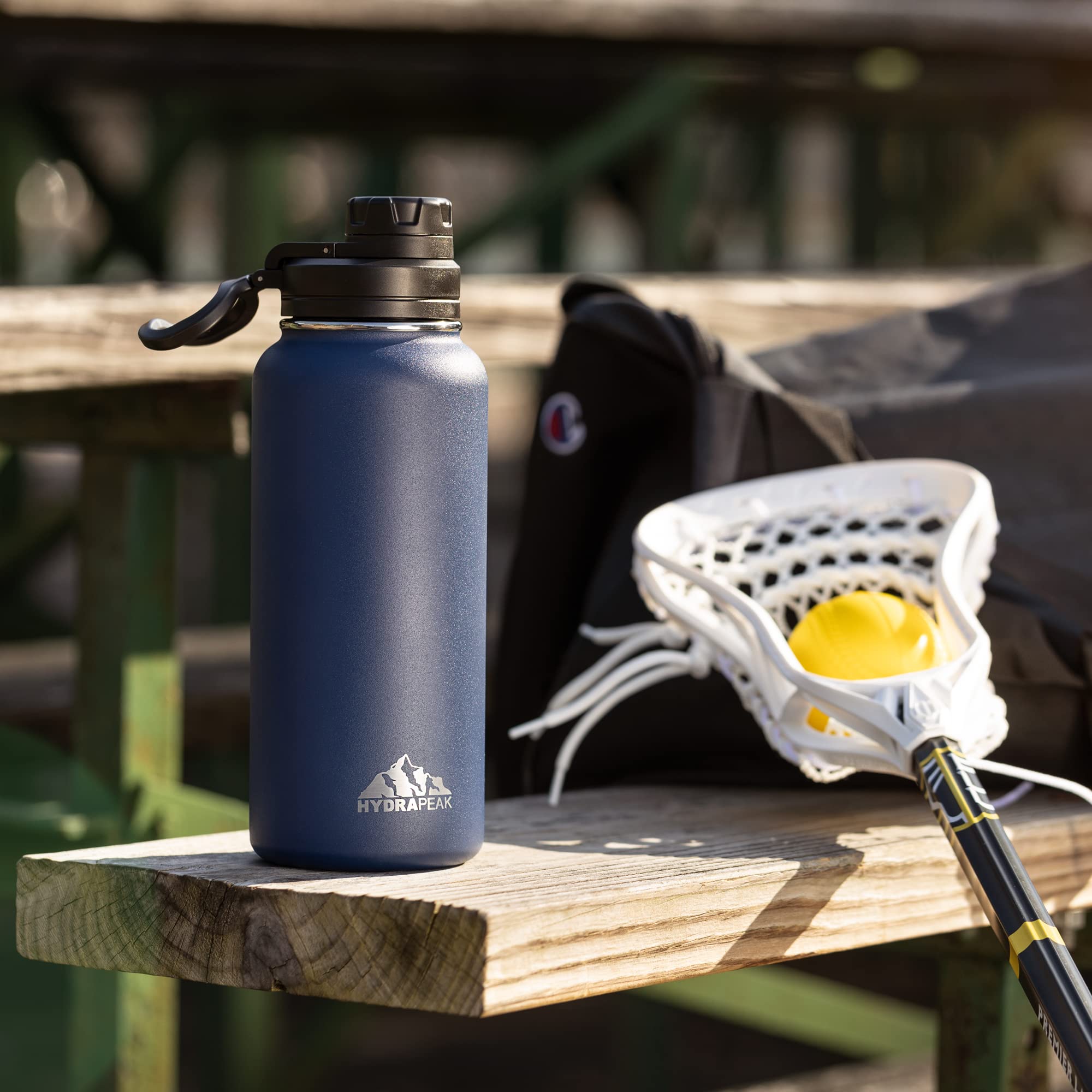 Hydrapeak 32oz Insulated Water Bottle with Chug Lid - Graphite