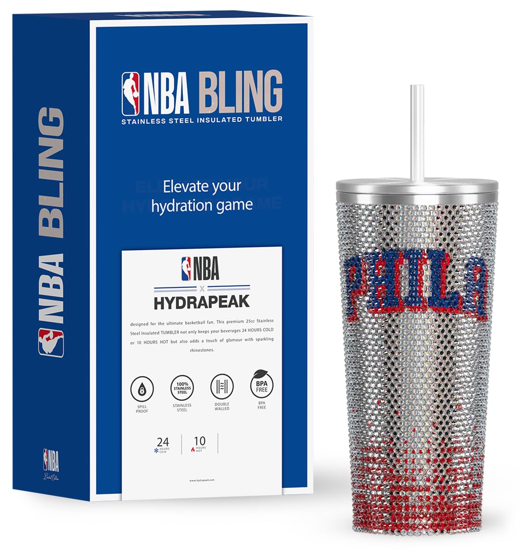 Hydrapeak Boston Celtics 2024 NBA Champions 25oz Rhinestone Bling Tumbler