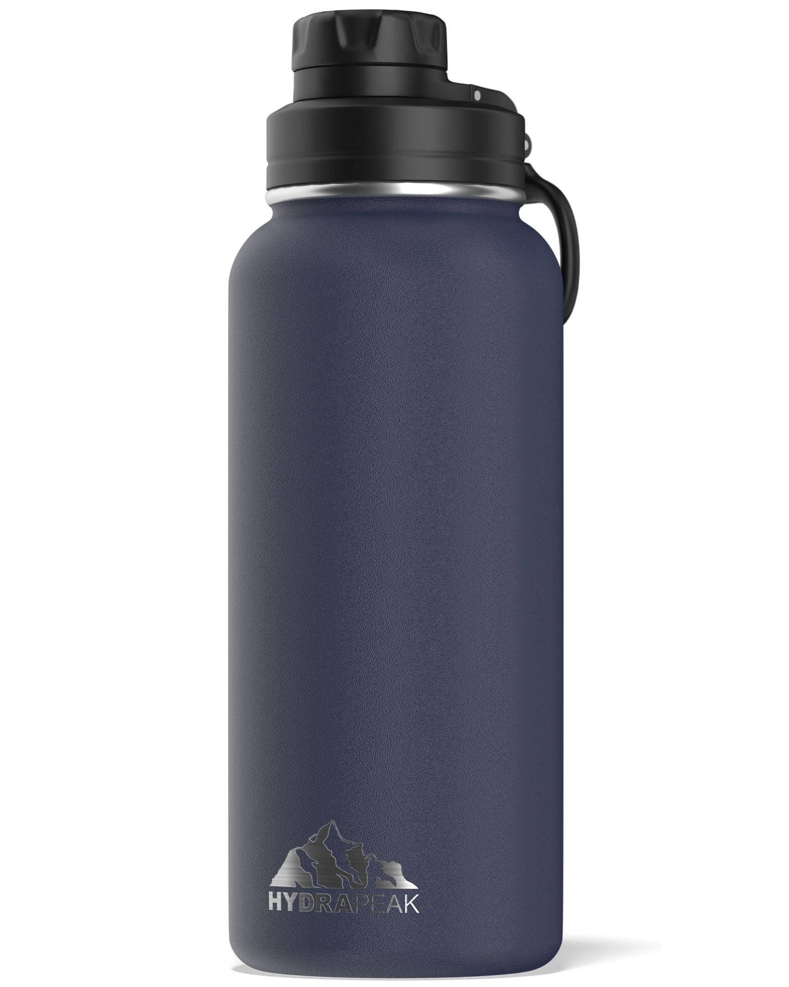 Hydrapeak Active 32oz Insulated Water Bottle with Chug Lid - Navy
