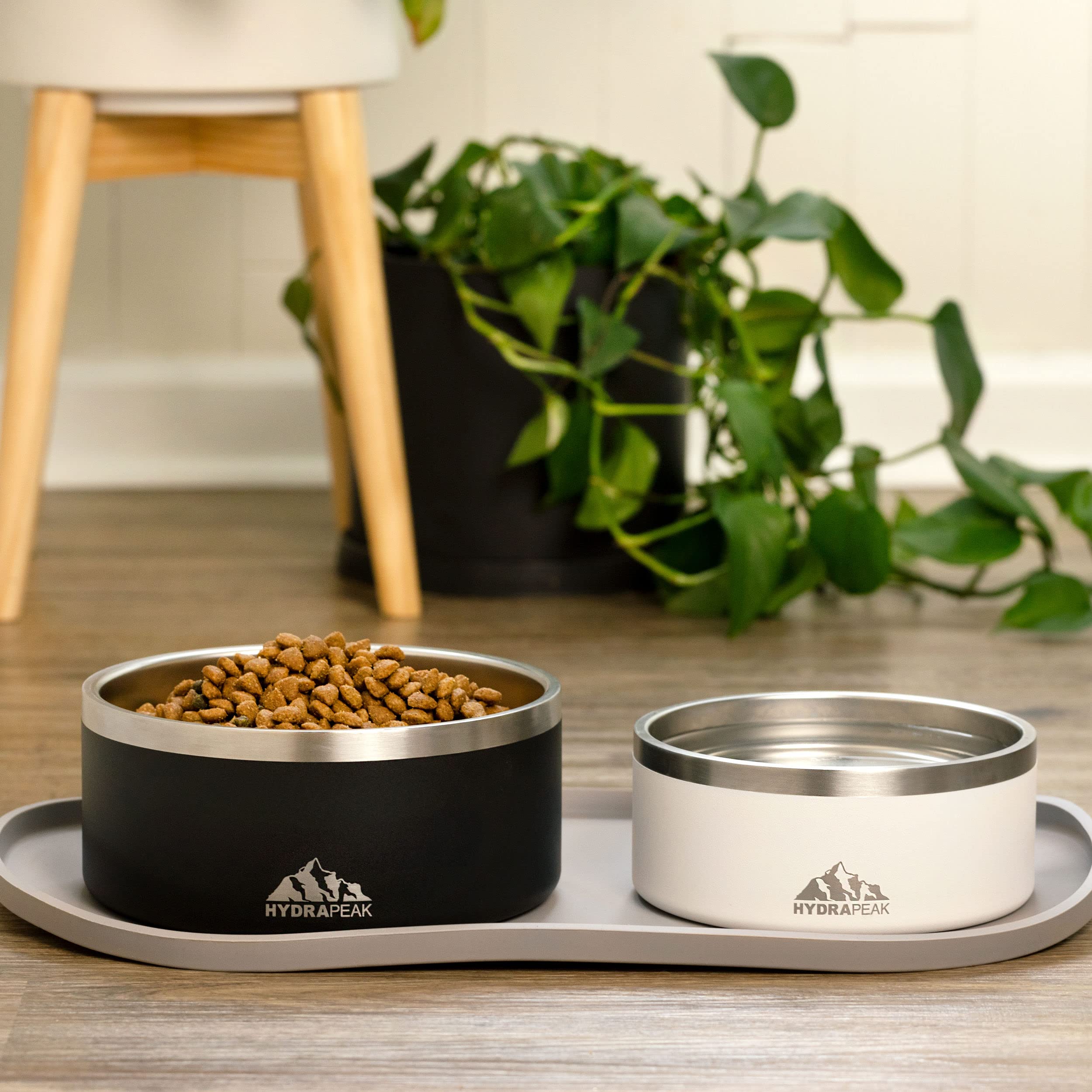 Hydrapeak Cloud 8 Cup Stainless Steel Dog Bowl, 64 oz, Large