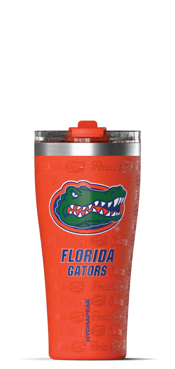 Hydrapeak Florida Gators 30oz Roamer Tumbler with Flip-Up Straw Lid