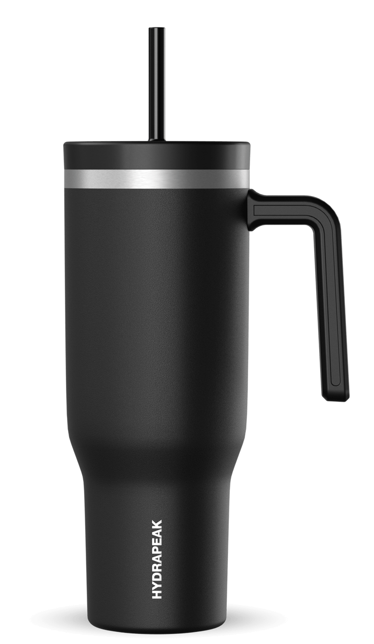 Hydrapeak 40oz Voyager Tumbler with Straw Lid and Handle - Insulated Stainless Steel
