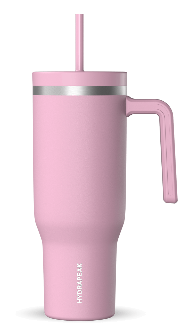 Hydrapeak 40oz Voyager Tumbler with Straw Lid and Handle - Insulated Stainless Steel