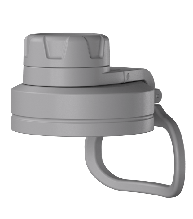 Hydrapeak Chug Lid with Flexible Handle for Wide Mouth Bottles
