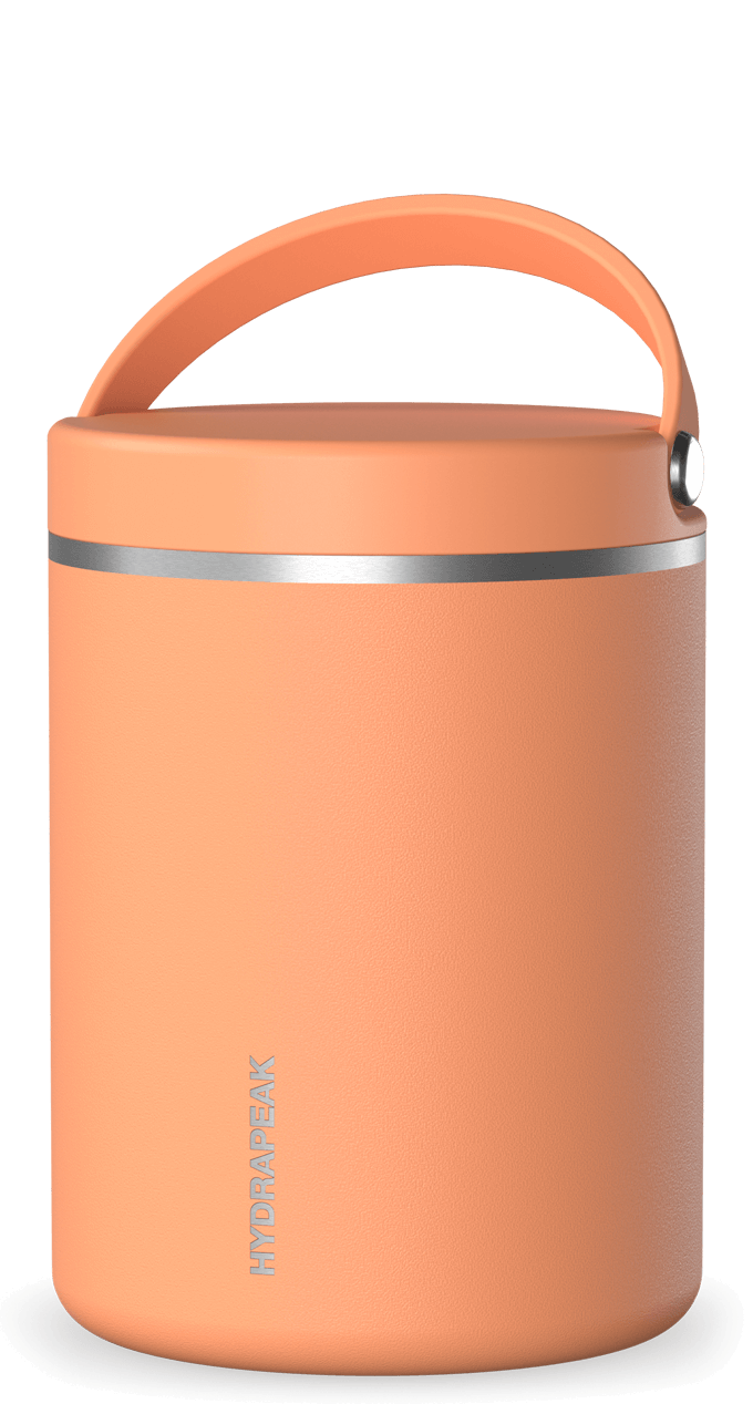 Hydrapeak 32oz Insulated Food Jar - Wide Mouth Leak-Proof Thermos for Hot or Cold Food