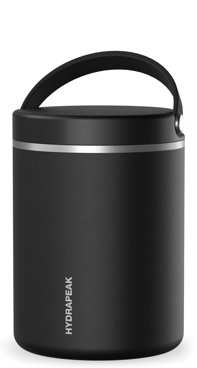 Hydrapeak 32oz Insulated Food Jar - Wide Mouth Leak-Proof Thermos for Hot or Cold Food
