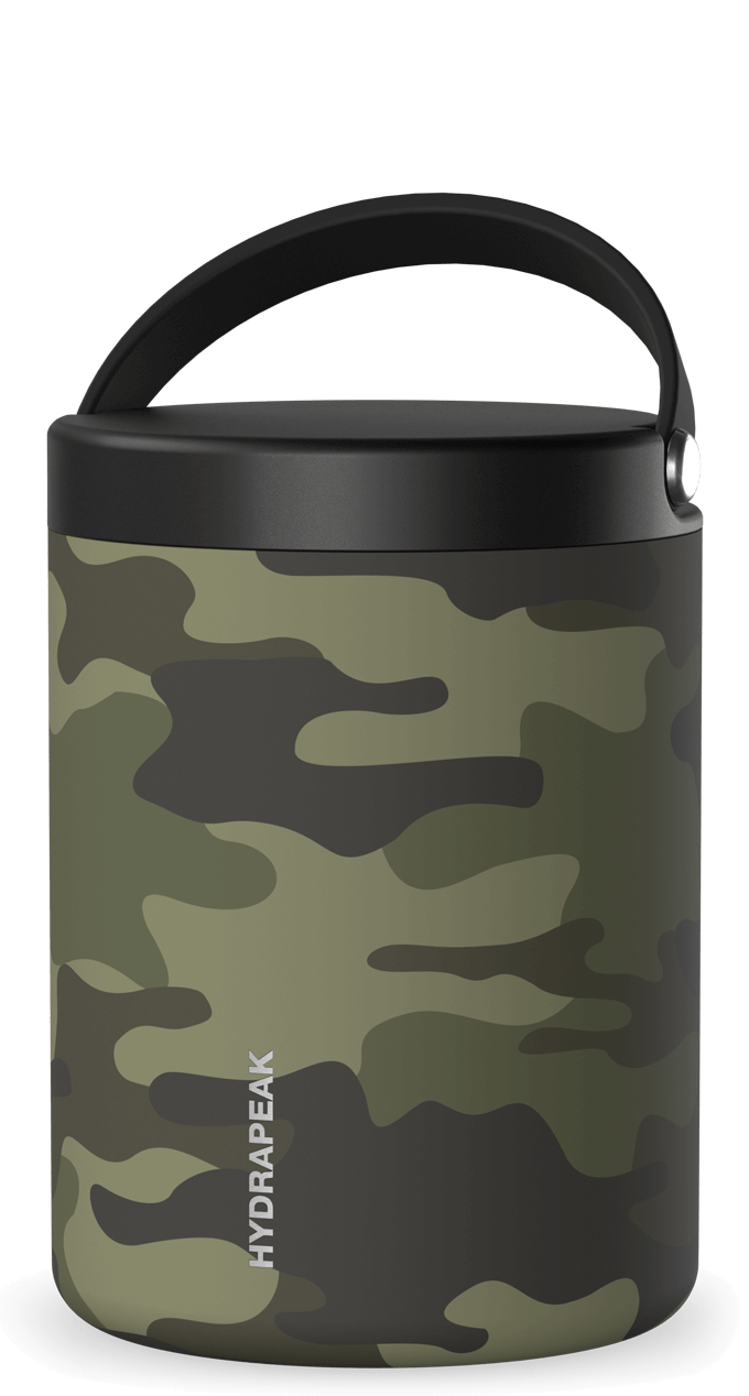 Hydrapeak 32oz Insulated Food Jar - Wide Mouth Leak-Proof Thermos for Hot or Cold Food