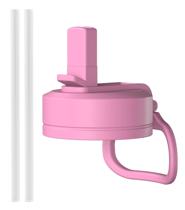Hydrapeak Replacement Straw Lid with Flexible Handle - Fits All Wide Mouth Bottles