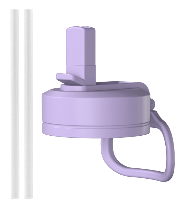 Hydrapeak Replacement Straw Lid with Flexible Handle - Fits All Wide Mouth Bottles
