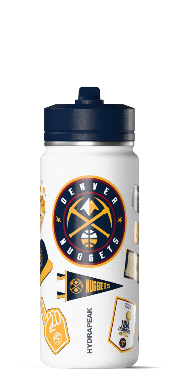 Hydrapeak NBA 20oz Active Insulated Water Bottle with Straw Lid & Handle