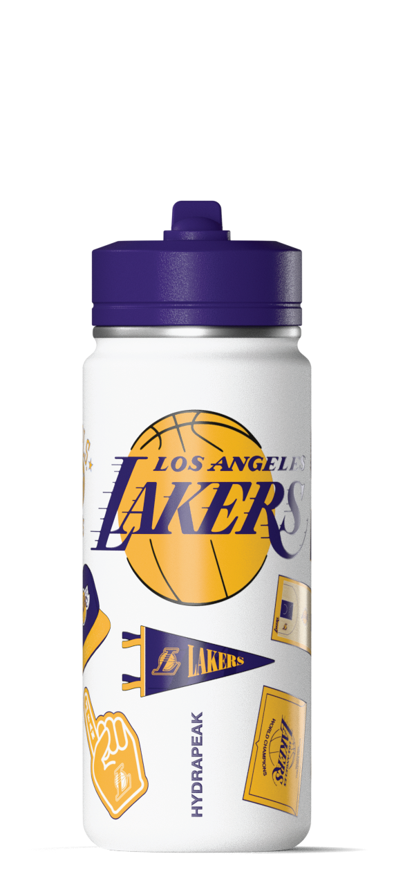 Hydrapeak NBA 20oz Active Insulated Water Bottle with Straw Lid & Handle