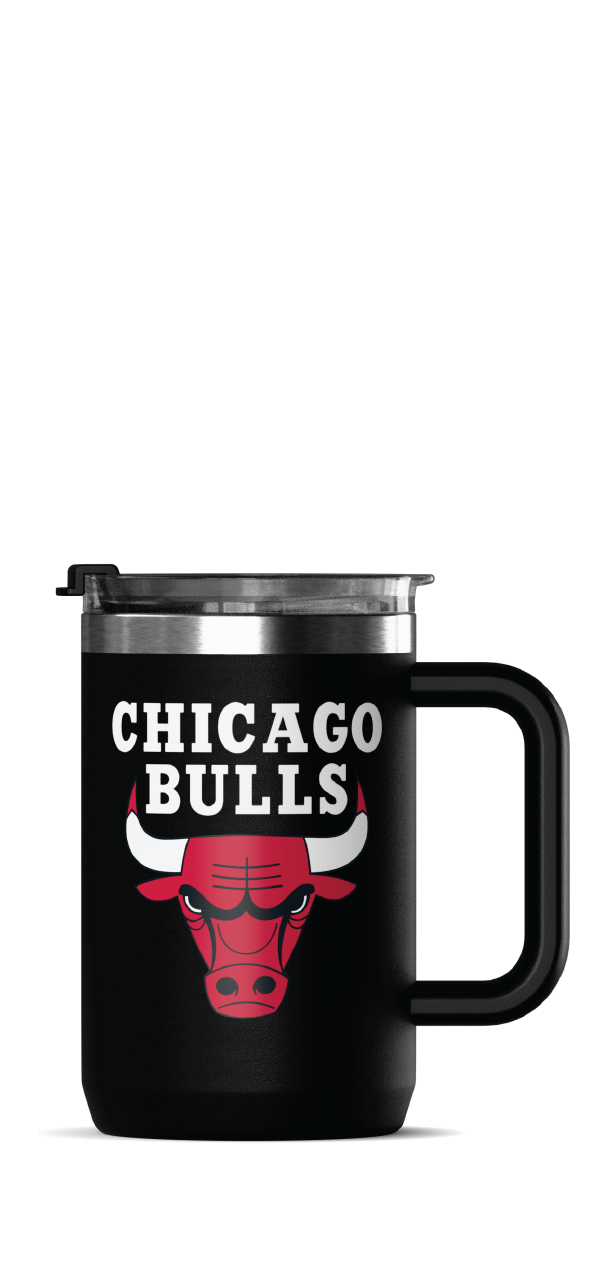 Hydrapeak NBA 18oz Insulated Coffee Mug - Stainless Steel Travel Cup with Handle & Flip Lid