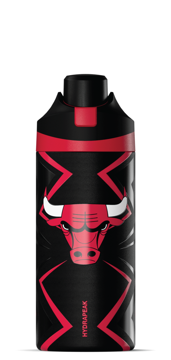 Hydrapeak NBA 20oz Oasis Insulated Kids Water Bottle - Push-Button Chug Lid