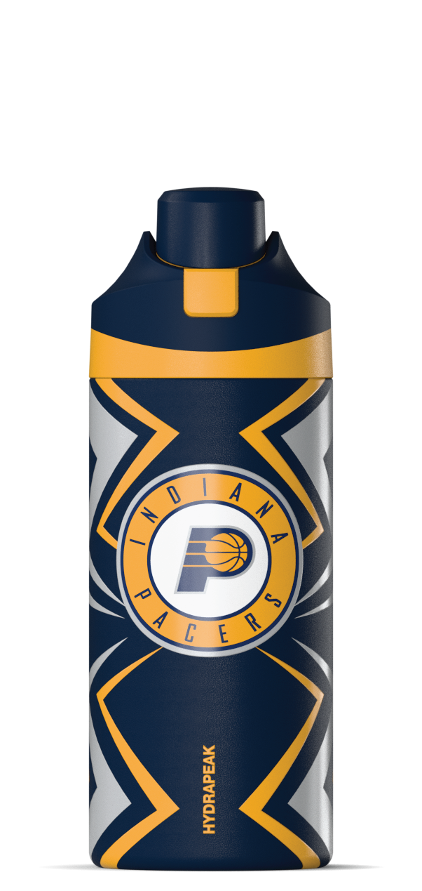 Hydrapeak NBA 20oz Oasis Insulated Kids Water Bottle - Push-Button Chug Lid